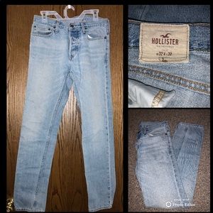 W32xL32 Hollister blue jeans W32xL32 Hollister blu